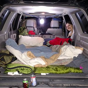 BBRSP 2015 sleeping in the 4Runner