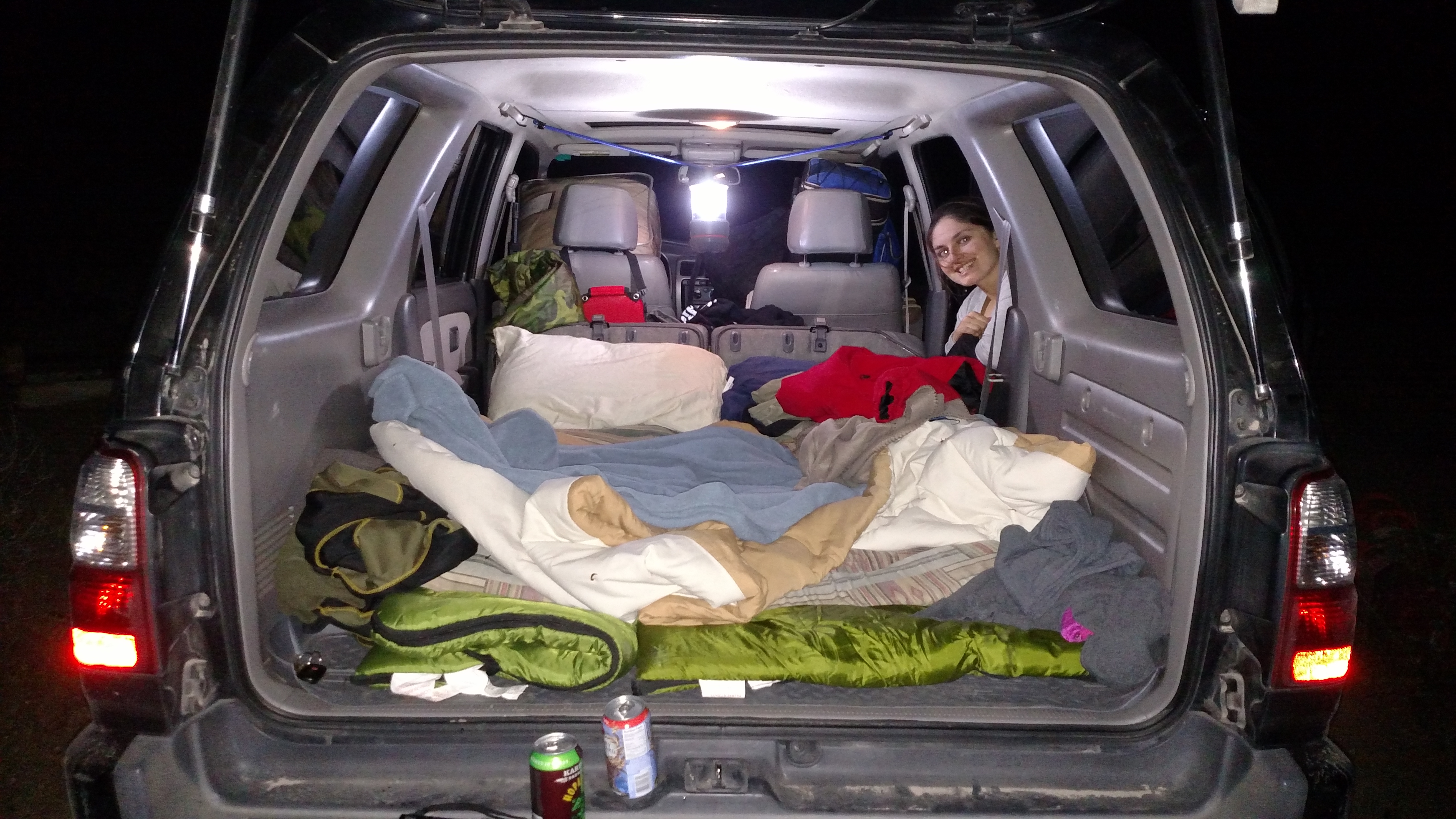 BBRSP 2015 sleeping in the 4Runner