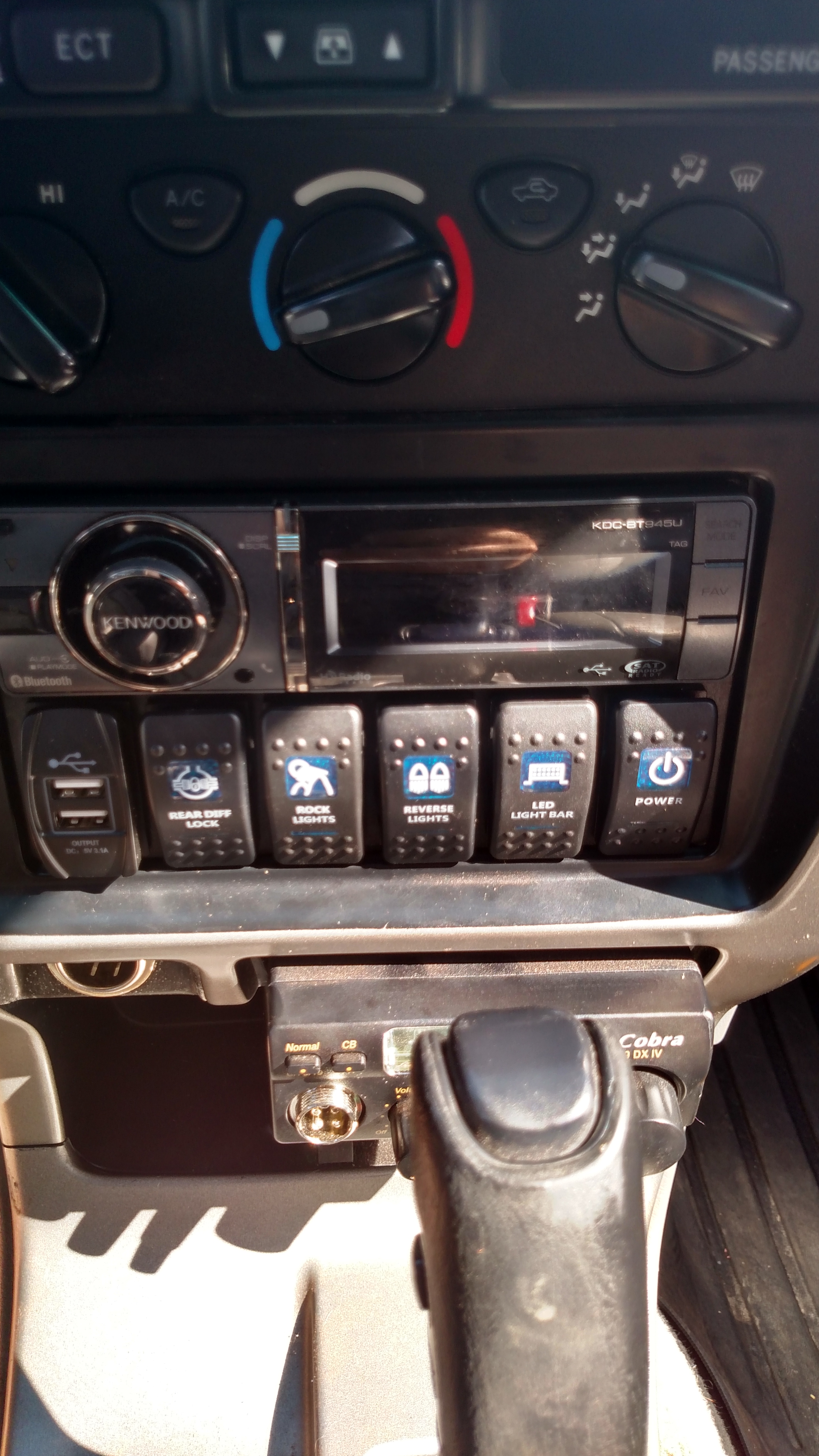 Switch panel finally installed